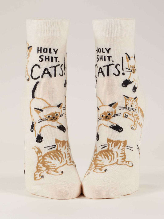 Holy Shit. Cats! Women's Ankle Socks