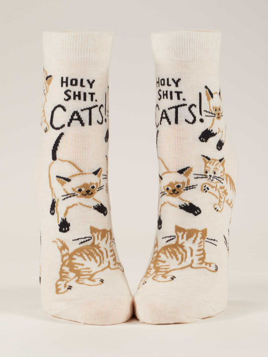 Holy Shit. Cats! Women's Ankle Socks