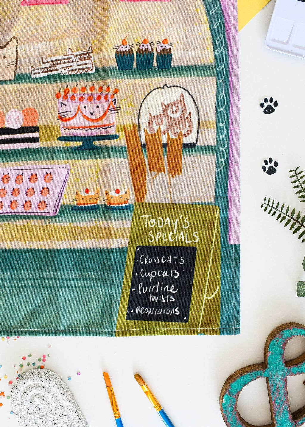 Catisserie Cat Tea Towel