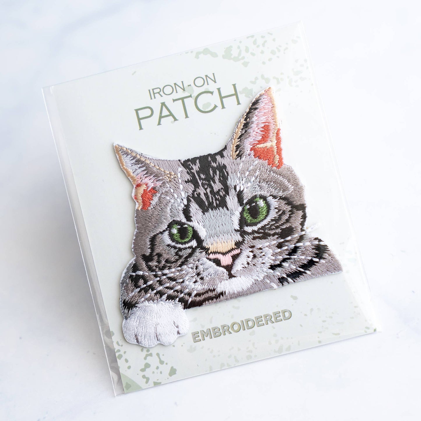 Tabby Cat Iron On Patch