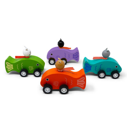 Cat Fish Pullback Toy