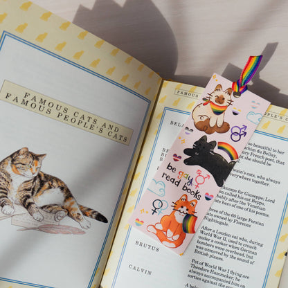 LGBT+ Pride Cats Bookmark
