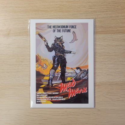 Mad Manx Unframed Print: 5x7"