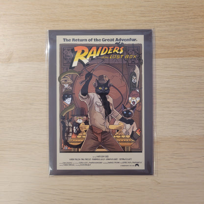 Raiders of the Lost Box Unframed Print: 5x7"