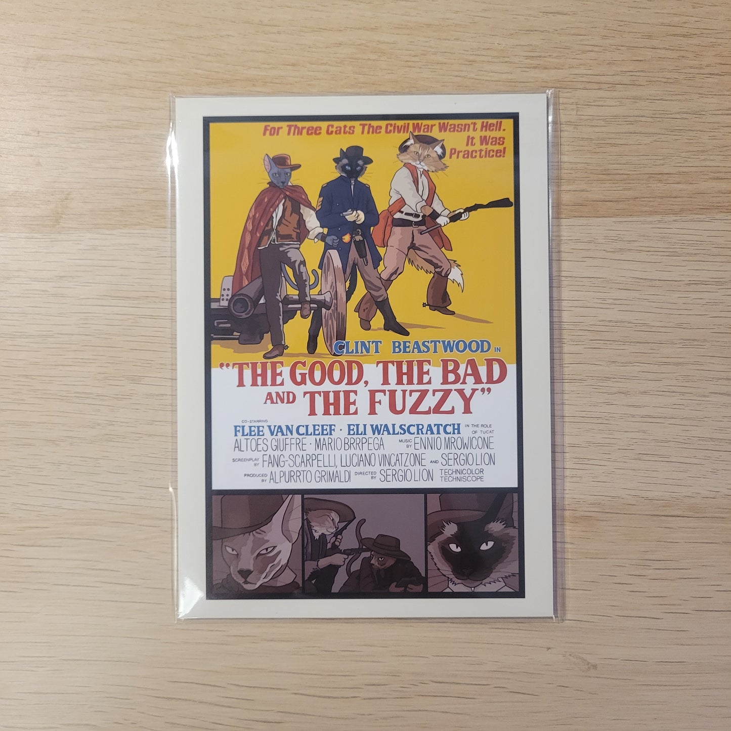 The Good, the Bad and the Fuzzy Unframed Print: 5x7"