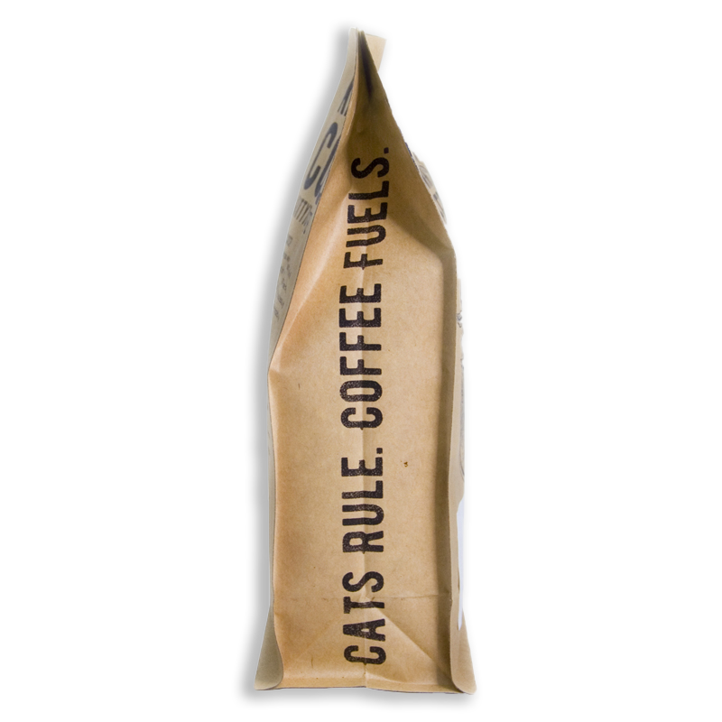 Kitty Town Coffee - Smokey: Italian Roast Brazilian (12oz Whole Bean)