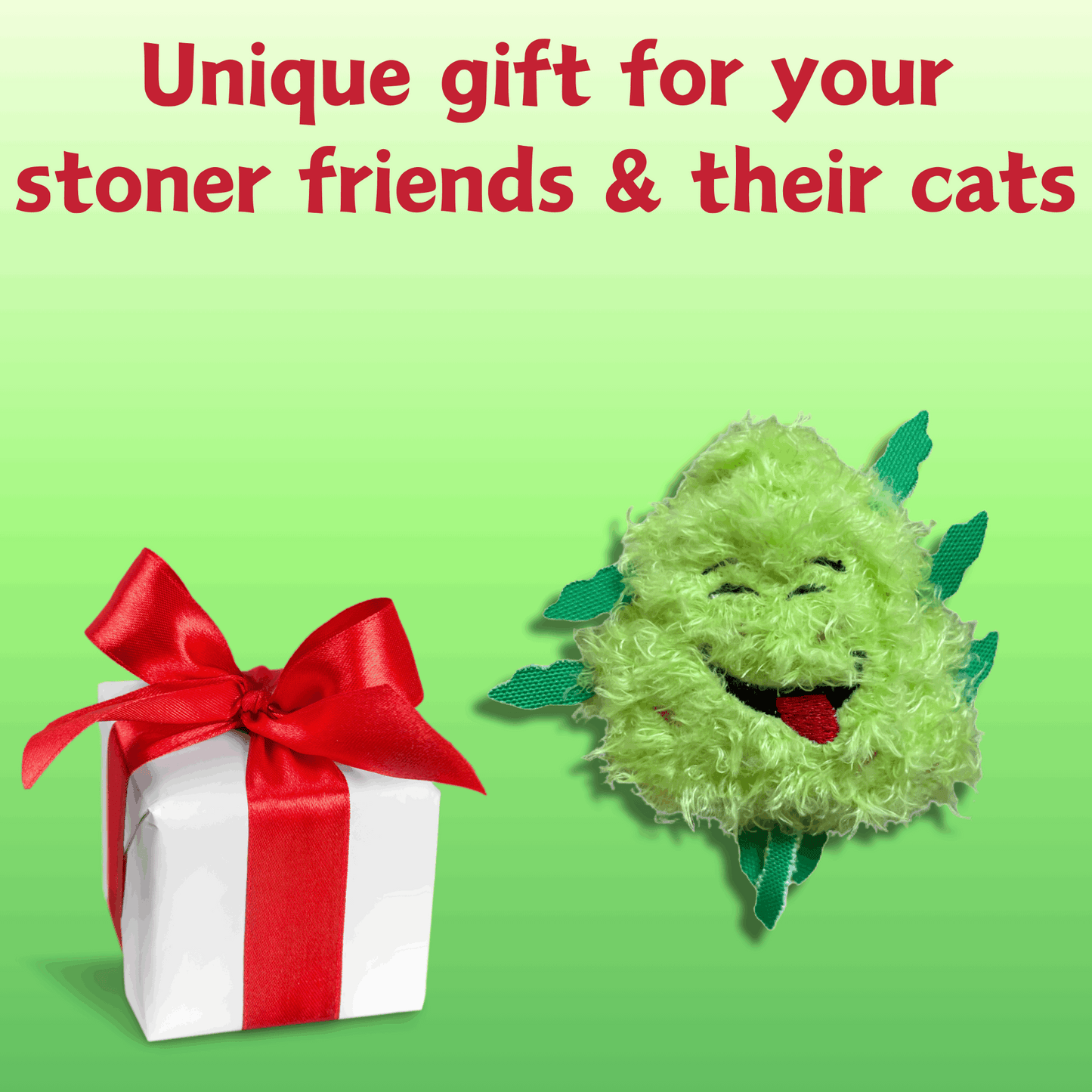 Weed Nug Catnip Cat Toy "Bud Jr."