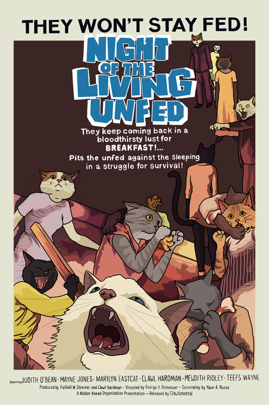 Night of the Living Unfed Unframed Print: 5x7"