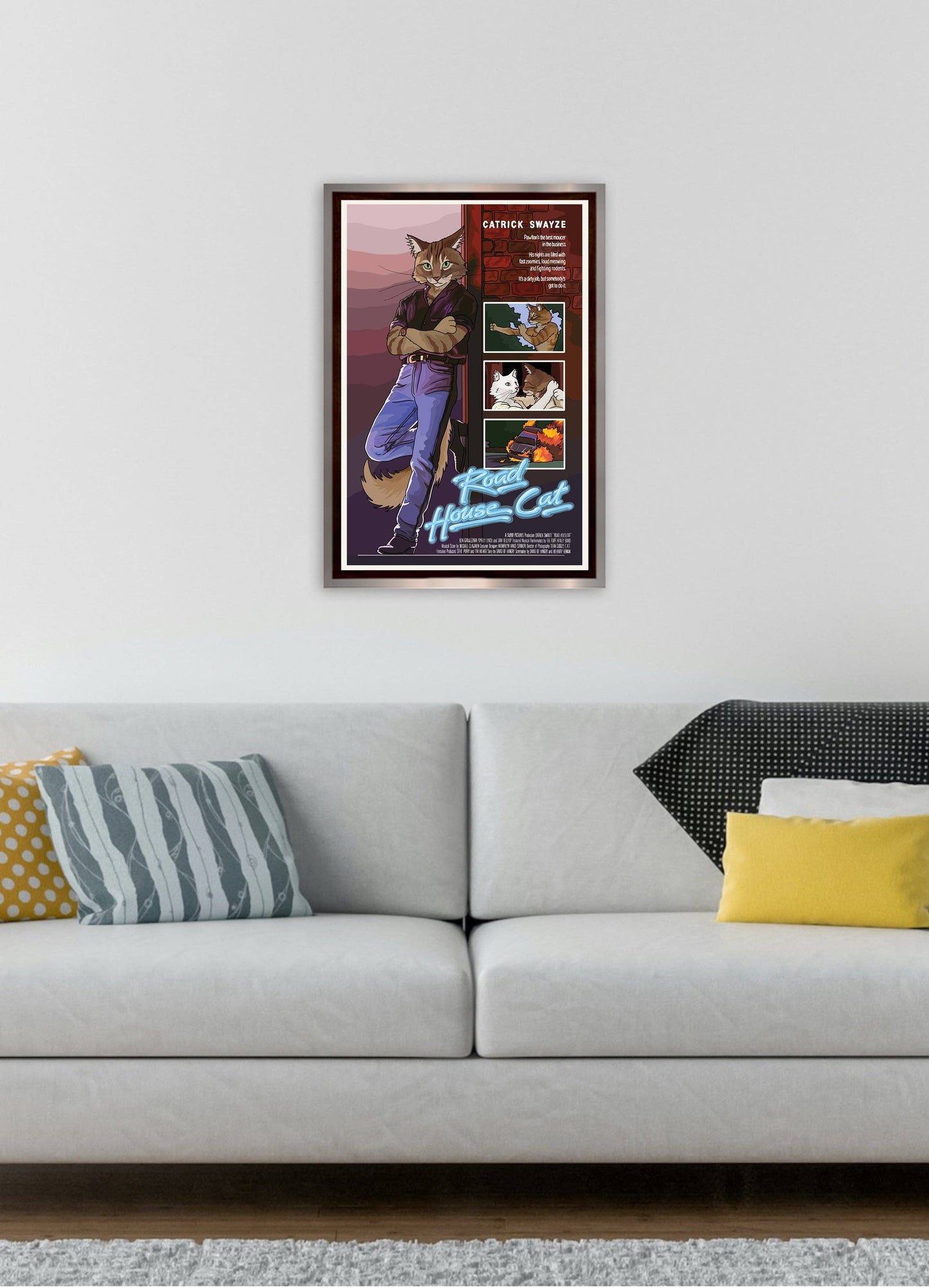 Road House Cat Unframed Print: 5x7"