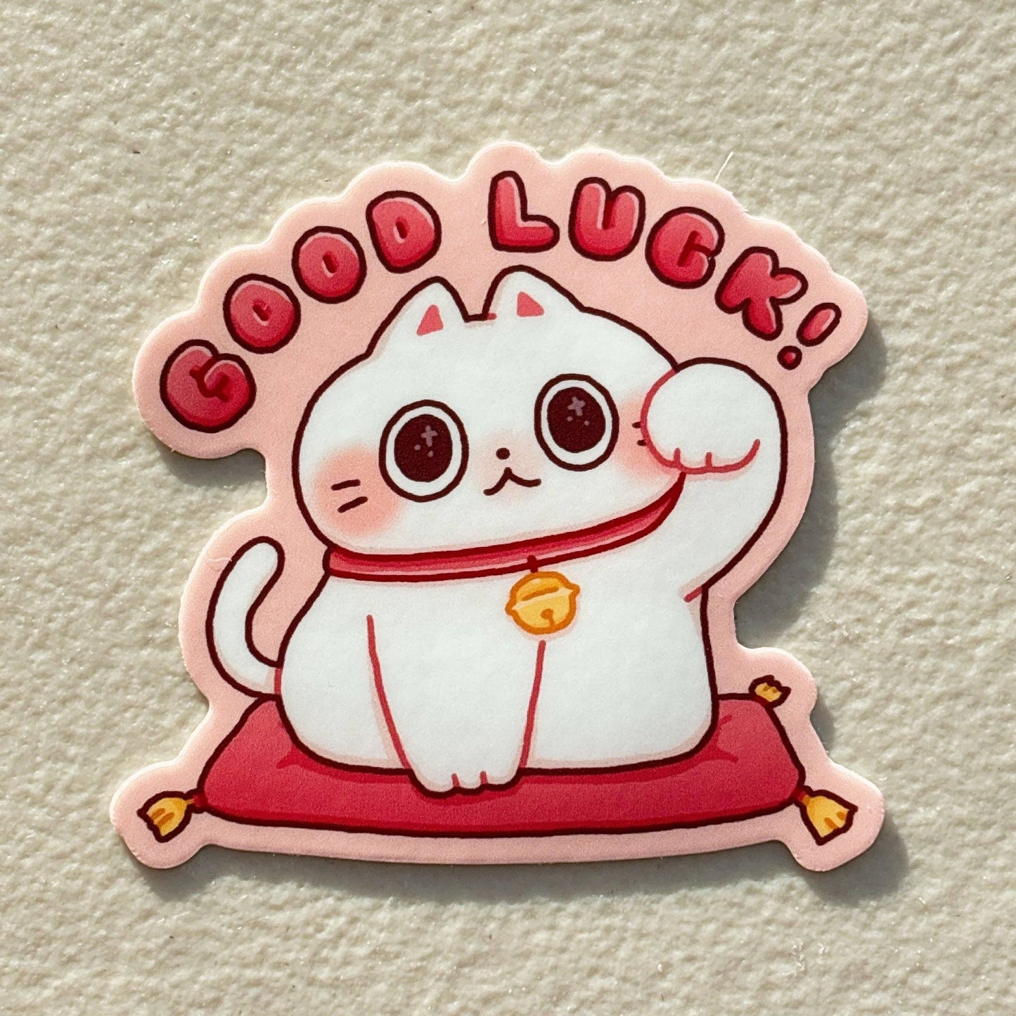 Only 3 Braincells Orange Cat Sticker