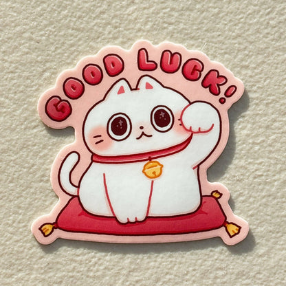 Only 3 Braincells Orange Cat Sticker