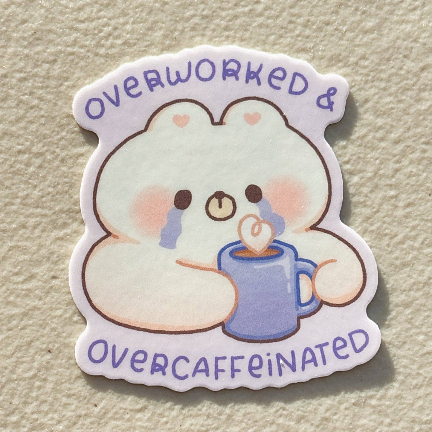Only 3 Braincells Orange Cat Sticker