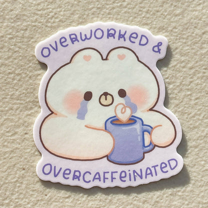 Only 3 Braincells Orange Cat Sticker