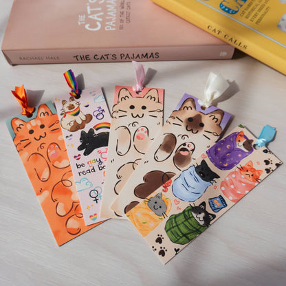 LGBT+ Pride Cats Bookmark