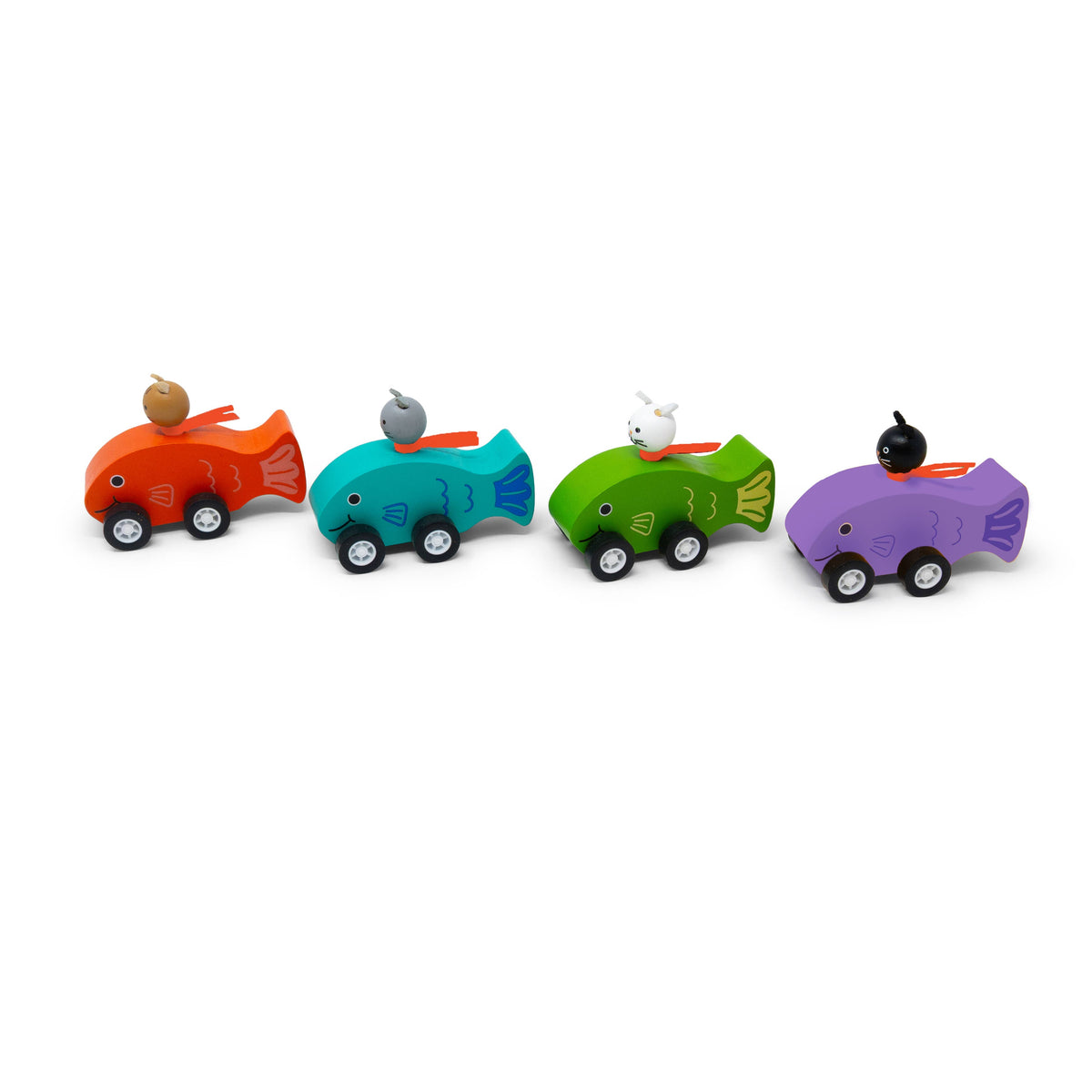 Cat Fish Pullback Toy