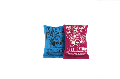 Small Logo Catnip Pillow Catnip Toy (Assorted Colors)