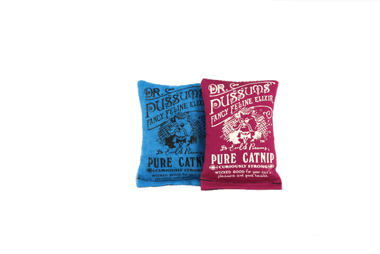 Small Logo Catnip Pillow Catnip Toy (Assorted Colors)
