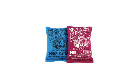 Small Logo Catnip Pillow Catnip Toy (Assorted Colors)