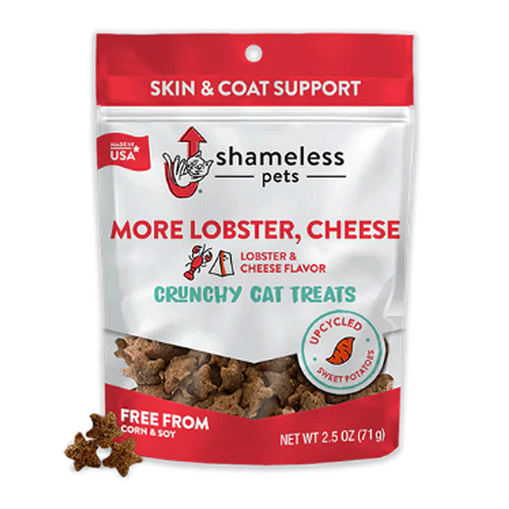 Shameless Pets Crunchy Cat Treats More Lobster, Cheese (2.5oz)