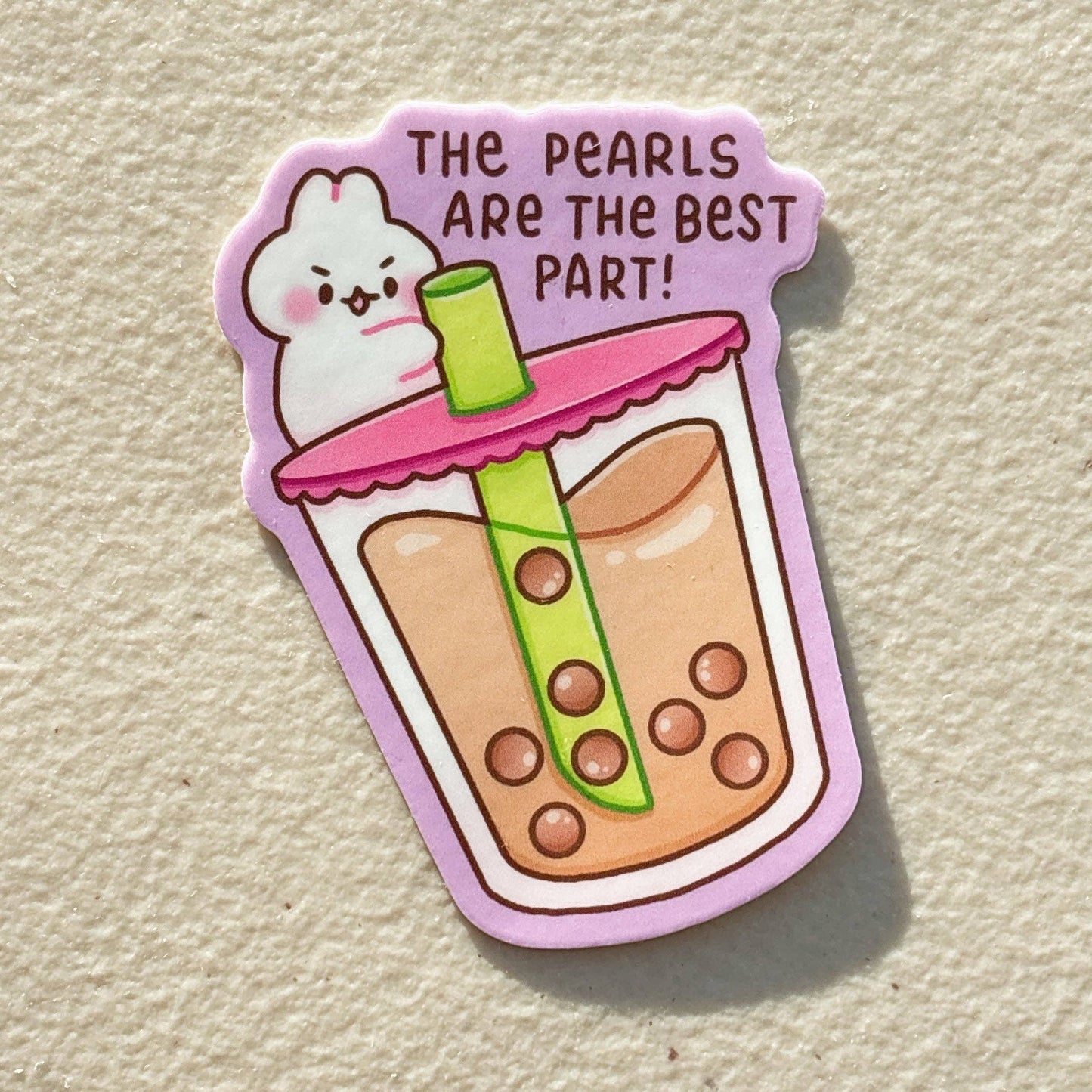 Only 3 Braincells Orange Cat Sticker