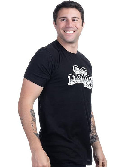 Cat Daddy Black Unisex T-Shirt