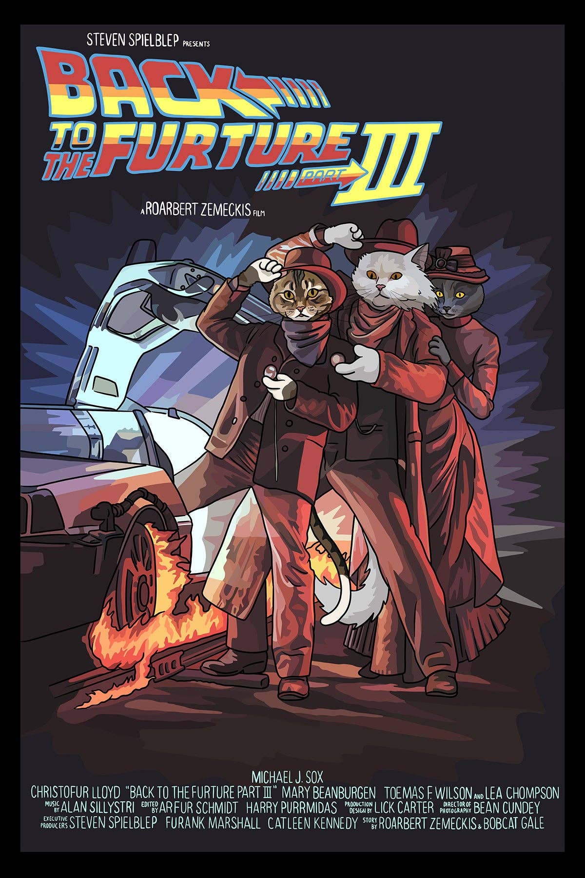 Back to the Furture Par III Unframed Print: 5x7"
