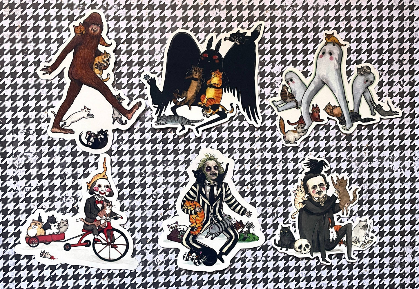 Once Upon a Midnight Kitty Edgar Allan Poe 3" Vinyl Sticker