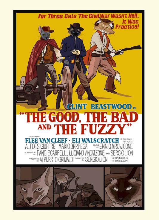 The Good, the Bad and the Fuzzy Unframed Print: 5x7"