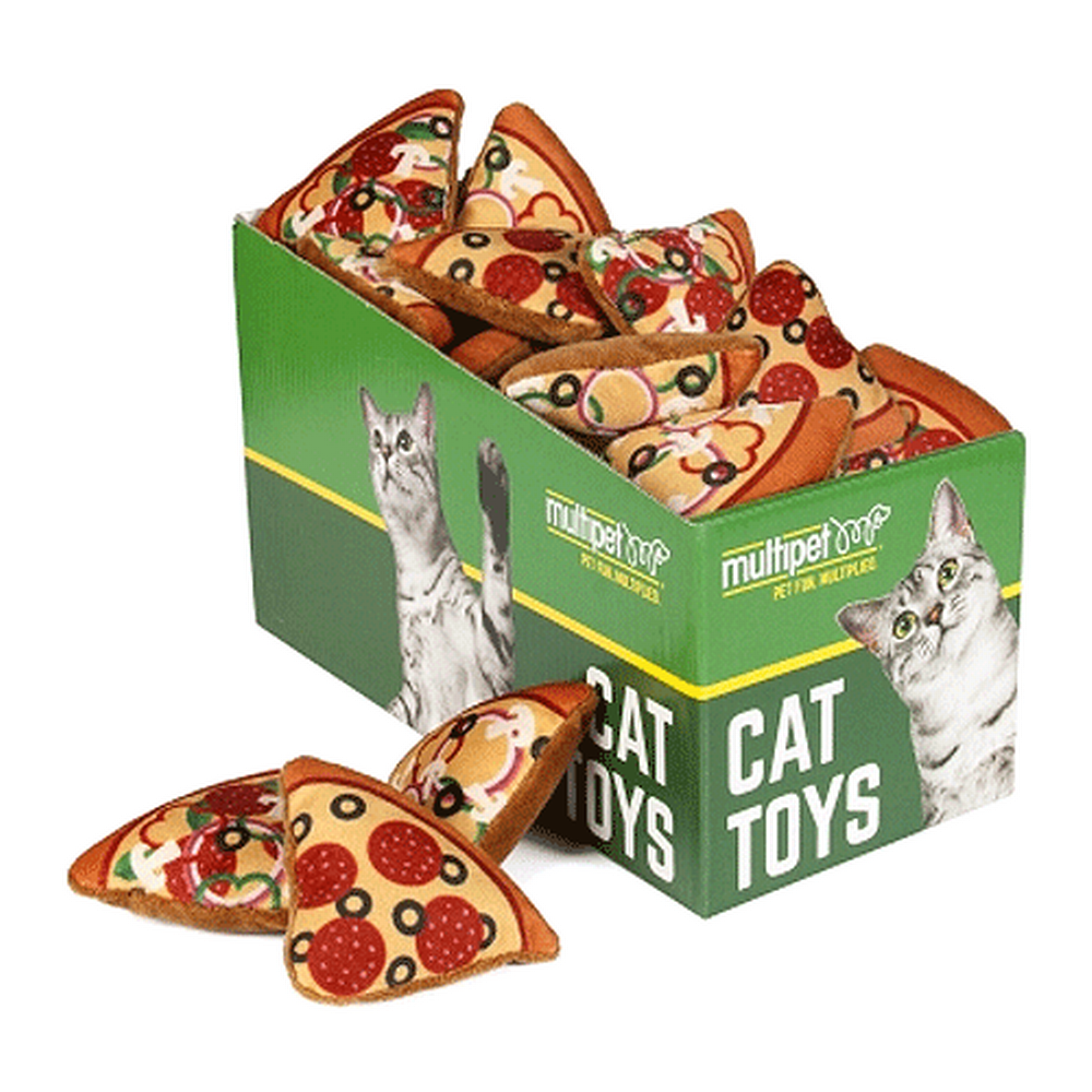 Catnip Pizza Cat Toy (Assorted Patterns)