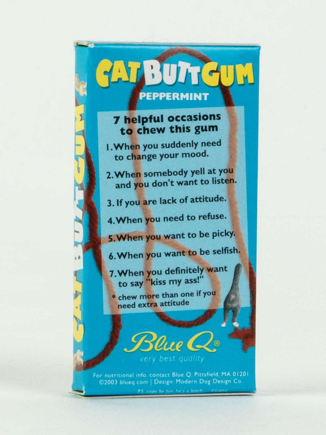 Cat Butt Chewing Gum