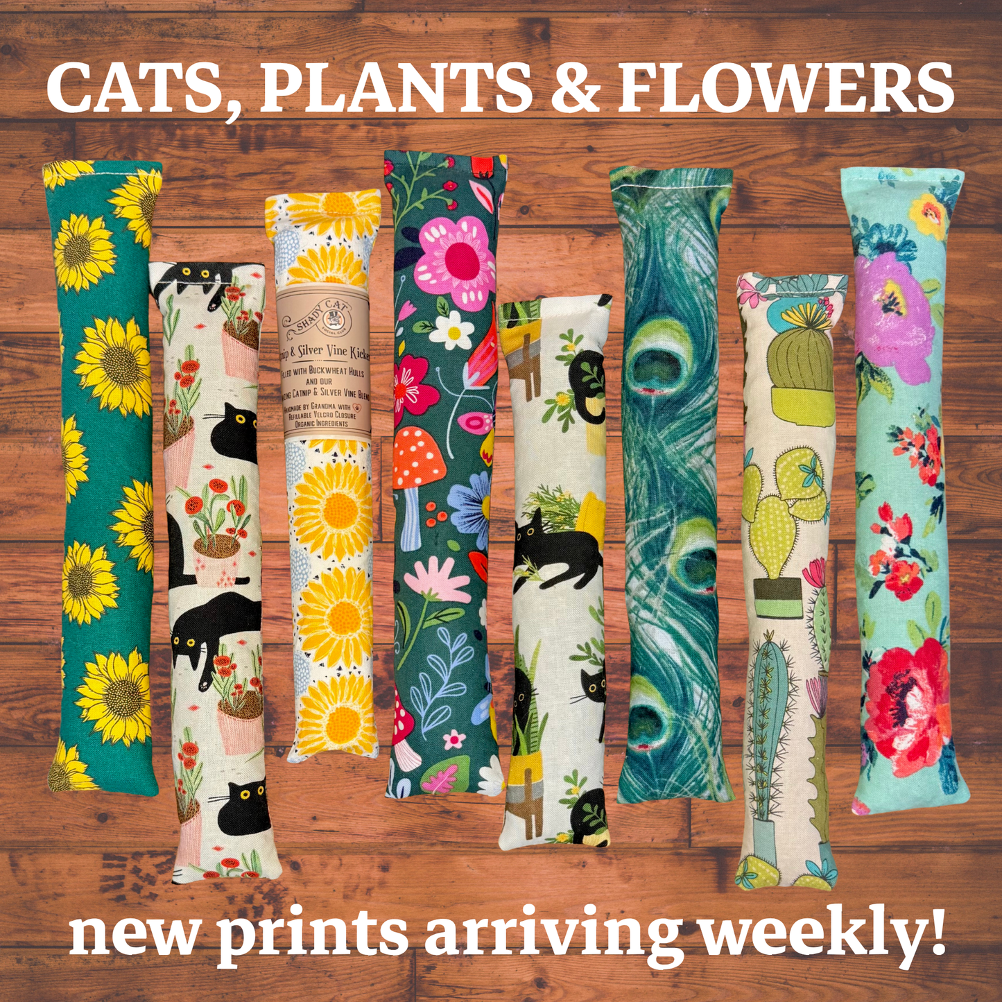 Catnip Silver Vine Kicker Cat Toy (Assorted Patterns)