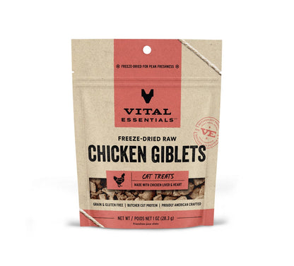 Vital Essentials Freeze-Dried Chicken Breast Cat Treats (1 Oz)
