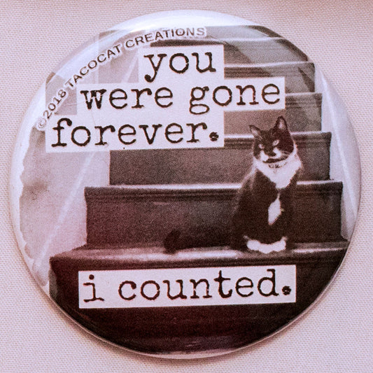 You Were Gone Forever. I Counted. Cat Magnet