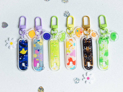 Long Cat Keychain Mystery Bag - Blue Series