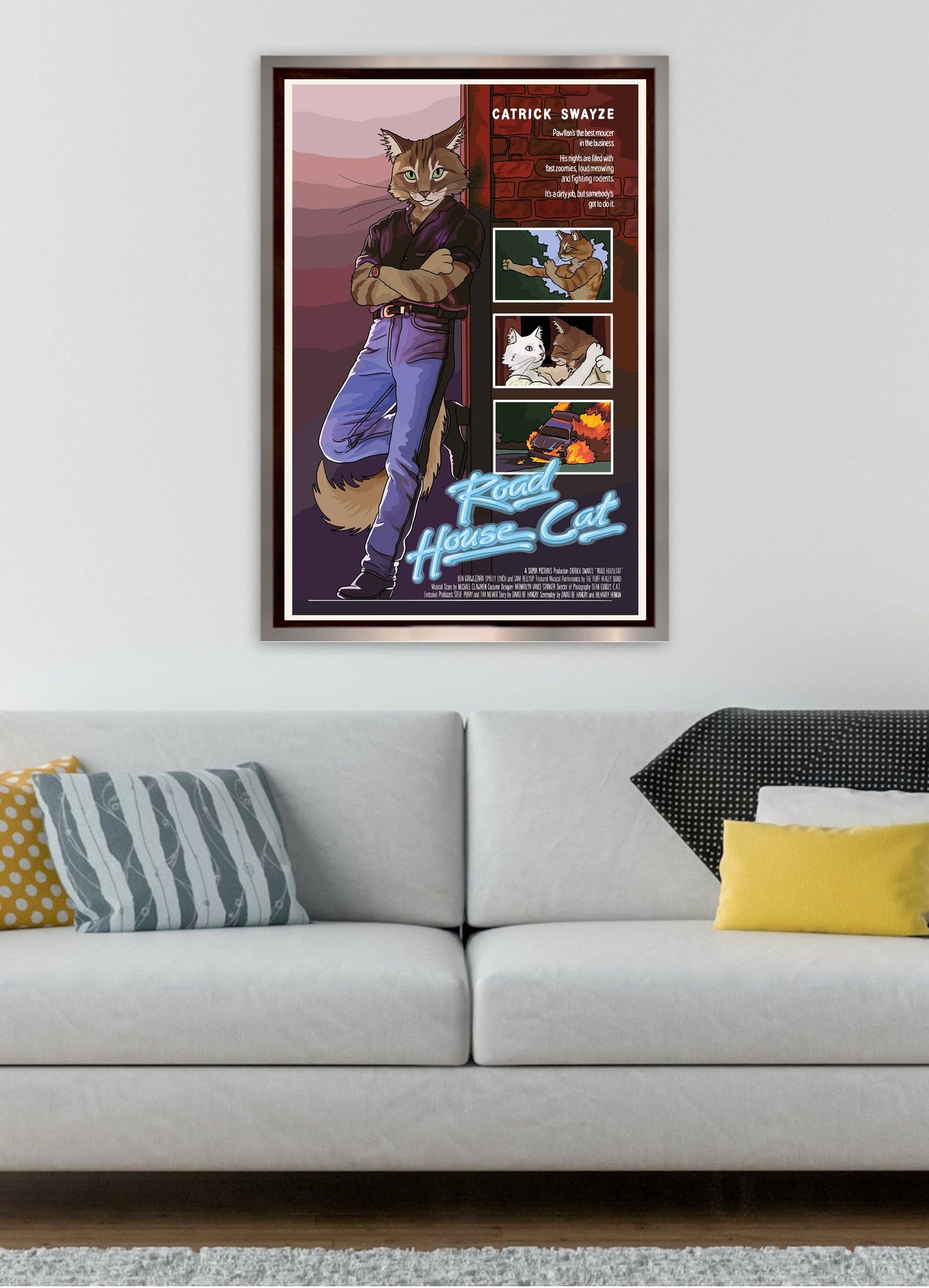 Road House Cat Unframed Print: 5x7"