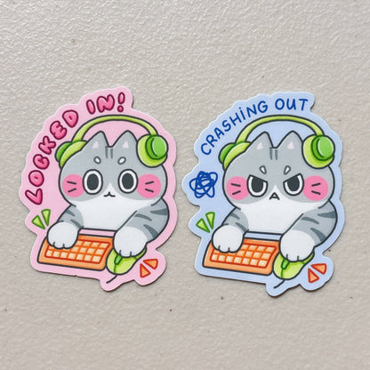 Catzilla Cat Sticker
