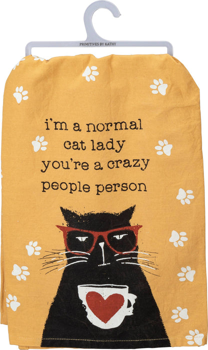 I'm A Normal Cat Lady Tea Towel