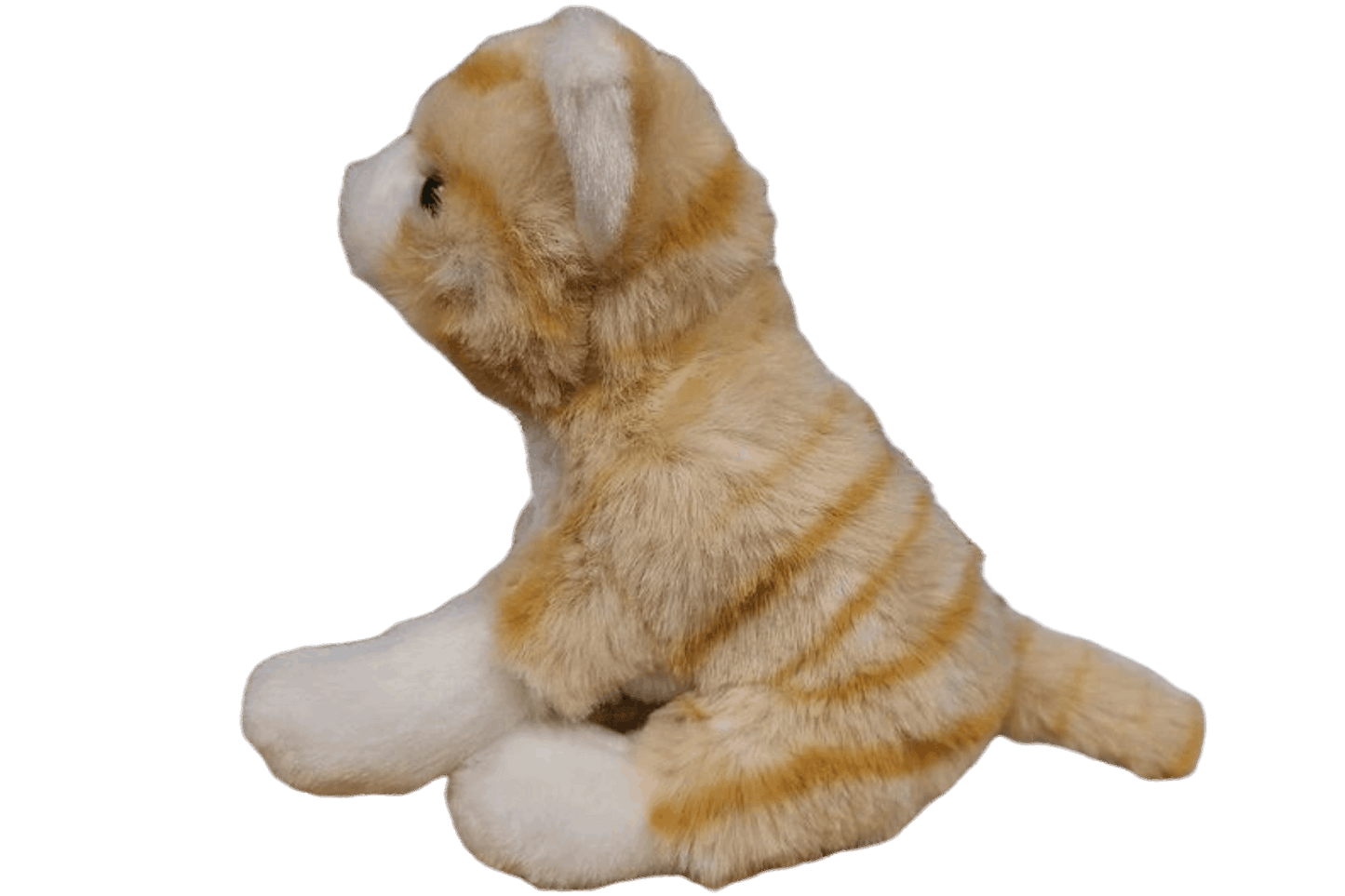 Canned Orange Tabby Cat Stuffed Animal Plush