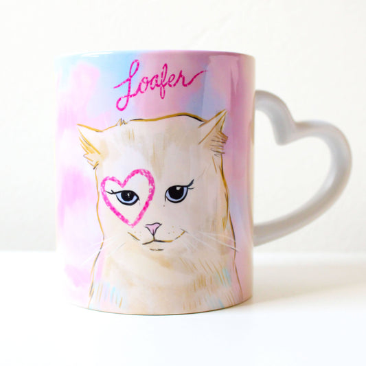 Loafer Heart Handle 12oz Mug