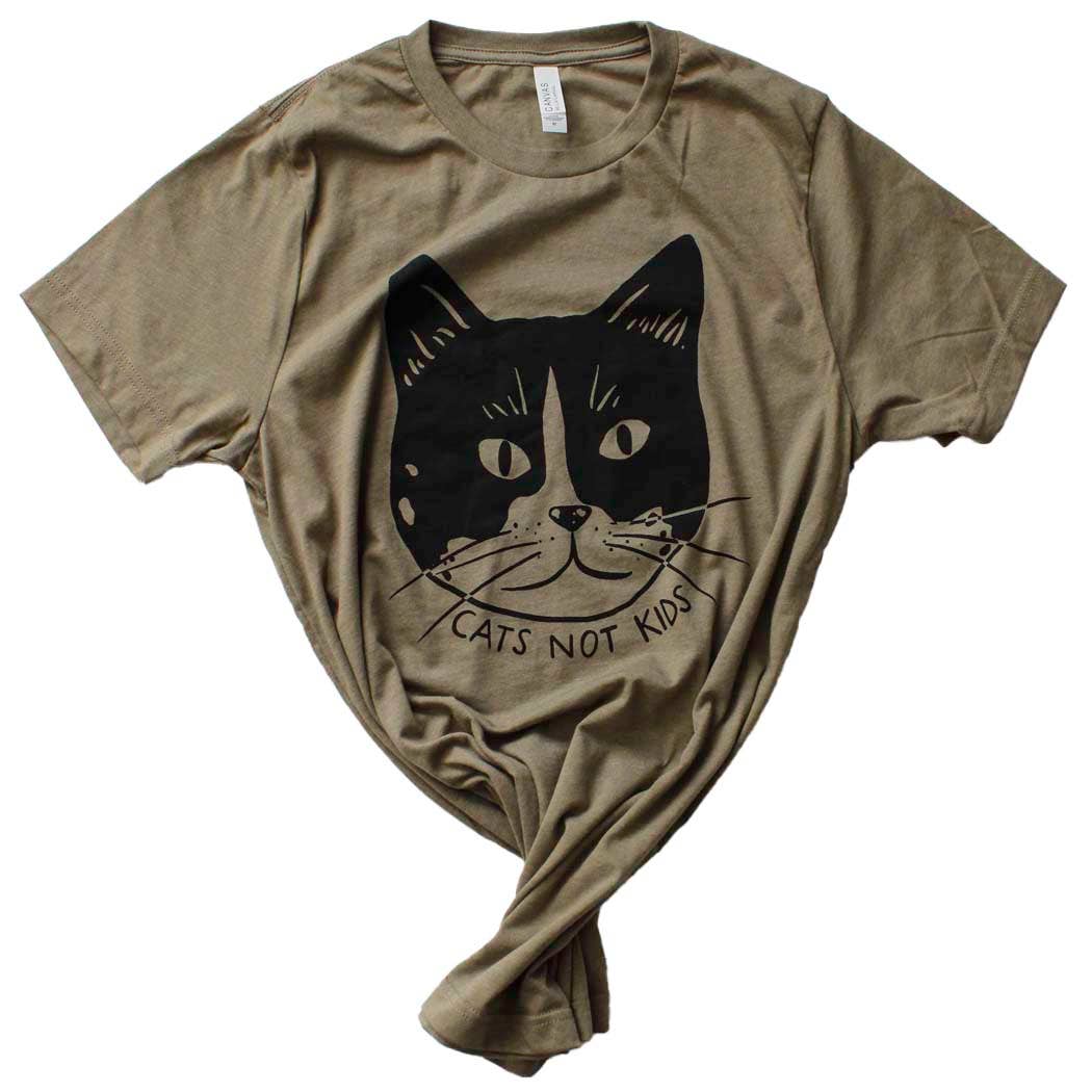 Cats not kids shirt best sale