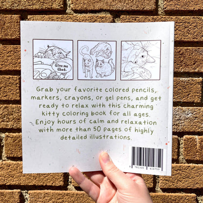 Cats With Thoughts And Feelings Coloring Book