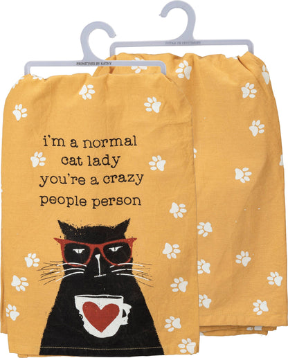 I'm A Normal Cat Lady Tea Towel