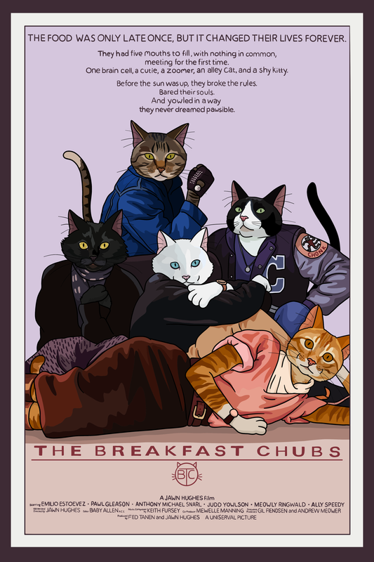 The Breakfast Chubs Unframed Print: 5x7"
