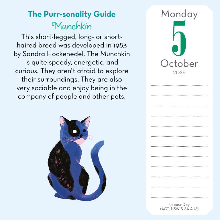 Cat Trivia Page-A-Day® Calendar