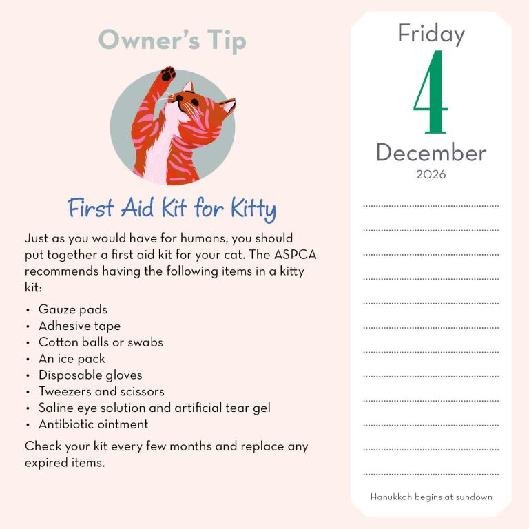 Cat Trivia Page-A-Day® Calendar