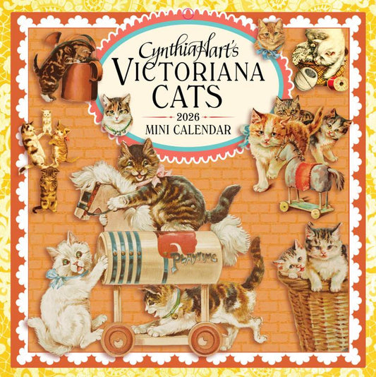 Cynthia Hart's Victoriana Cats Mini 2026 Wall Calendar