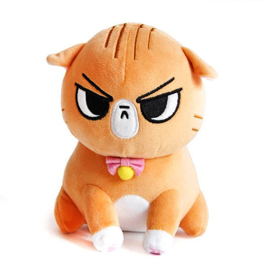 Angry Cat Plush - Orange Tabby Cat