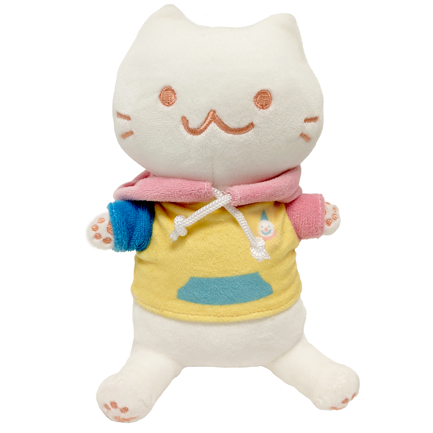 Noodlecat Plushie Cat with Removable Hoodie