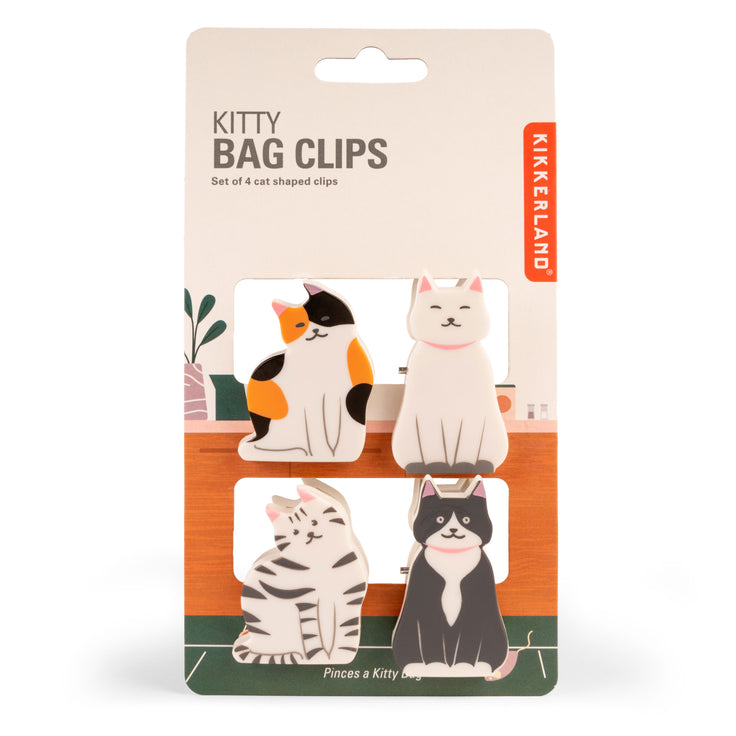 Kitty Bag Clips - Set of 4