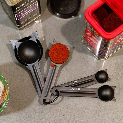 Stainless Steel Cat Measuring Spoons